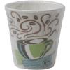 Dixie PerfecTouch 8 oz Paper Coffee Cups By GP PRO, Coffee Haze Design, 1000 Count (Individually Wrapped Disposable Cups), 5338CDWR(Multicolor)