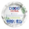 Dixie Ultra 10 Inch Heavy-Weight Paper Plates By GP PRO, Pathways Botanical Design, 500 Count (125 Disposable Plates Per Pack, 4 Packs Per Case), SXP10PATH(Pathways Design)