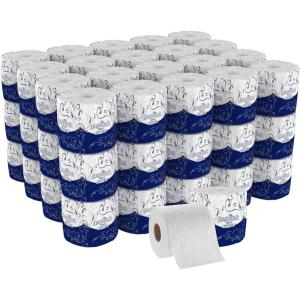 Angel Soft Professional Series by Georgia-Pacific PRO 2-Ply Embossed Toilet Paper, White, Individually Wrapped, 450 Sheets Per Roll, 80 Toilet Tissue Rolls Per Case, 16880(400 Count (Pack of 60))