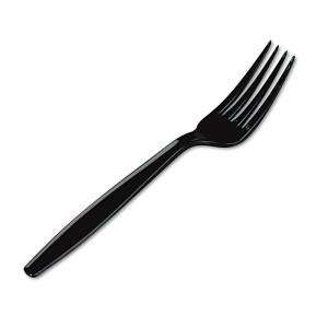 Dixie 7.13″ Heavy-Weight Polystyrene Plastic Fork by GP PRO (Georgia-Pacific), White, FH217, (Case of 1,000), 1 Box/Case(Black)