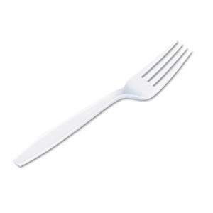 Dixie 7.13″ Heavy-Weight Polystyrene Plastic Fork by GP PRO (Georgia-Pacific), White, FH217, (Case of 1,000), 1 Box/Case(White)