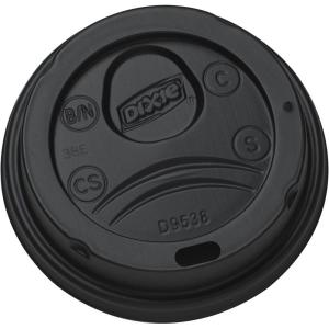 Dixie 8 oz. Dome Hot Coffee Cup Lids by GP PRO (Georgia-Pacific), Black, DL9538B, 1,000 Count (100 Lids Per Sleeve, 10 Sleeves Per Case), Small(black)
