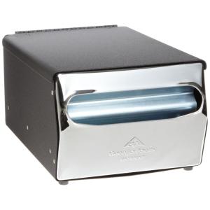 Dixie Countertop Full-Fold Napkin Dispenser by GP PRO (Georgia-Pacific), Chrome, 51602, 7.5″ W x 6.0″ D x 5.375″ H, Black and Chrome(7.88″W x 11.5″D x 5.88″H)