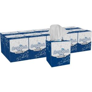 Georgia-Pacific Angel Soft Ultra Professional Series Premium 2-Ply Facial Tissue (4636014), 96 Sheets Per Box, 10 Tissue Cube Boxes Per Case(Cube)