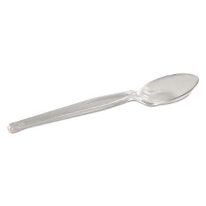Georgia-Pacific Dixie 6″ Heavy-Weight Polystyrene Plastic Teaspoon by GP PRO (Georgia-Pacific), White, TH217, (Case of 1,000)(Clear)