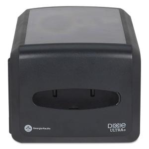 Georgia-Pacific Dixie Ultra Countertop Interfold Napkin Dispenser by GP PRO (Georgia-Pacific); Black; 54510A; Holds 500 Napkins; 8.200″ H x 12.800″ D x 6.600″ H(Black)