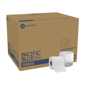 Pacific Blue Select 2-Ply Embossed Toilet Paper (previously Branded Preference), 18240/01, 550 Sheets Per Roll, 40 Rolls Per Case(80 Rolls)