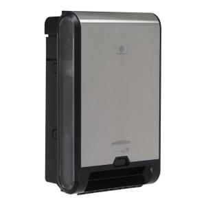 enMotion® Flex Automated Touchless Roll Paper Towel Dispenser by GP PRO (Georgia-Pacific), Stainless, 59766, 13.1” W x 7.96” D x 21.25” H, 1 Dispenser